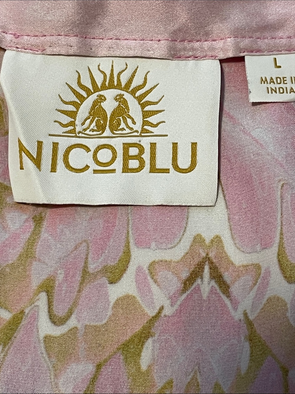 NicoBlu Silk Kaftan size Large - Picture 9 of 14